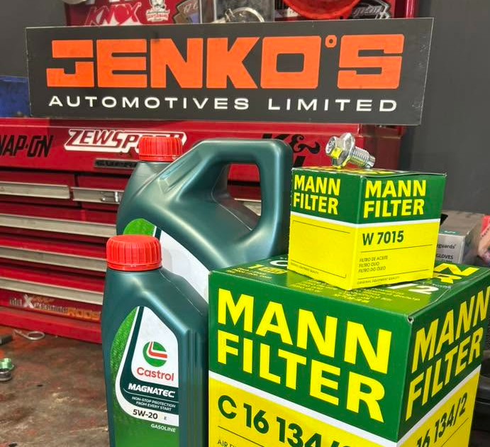 Quality parts and lubricants — MANN Filter, Castrol